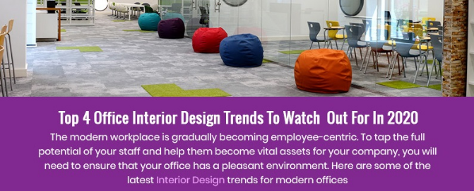 Top 4 Office interior Design Trends To Watch Out For In 2020